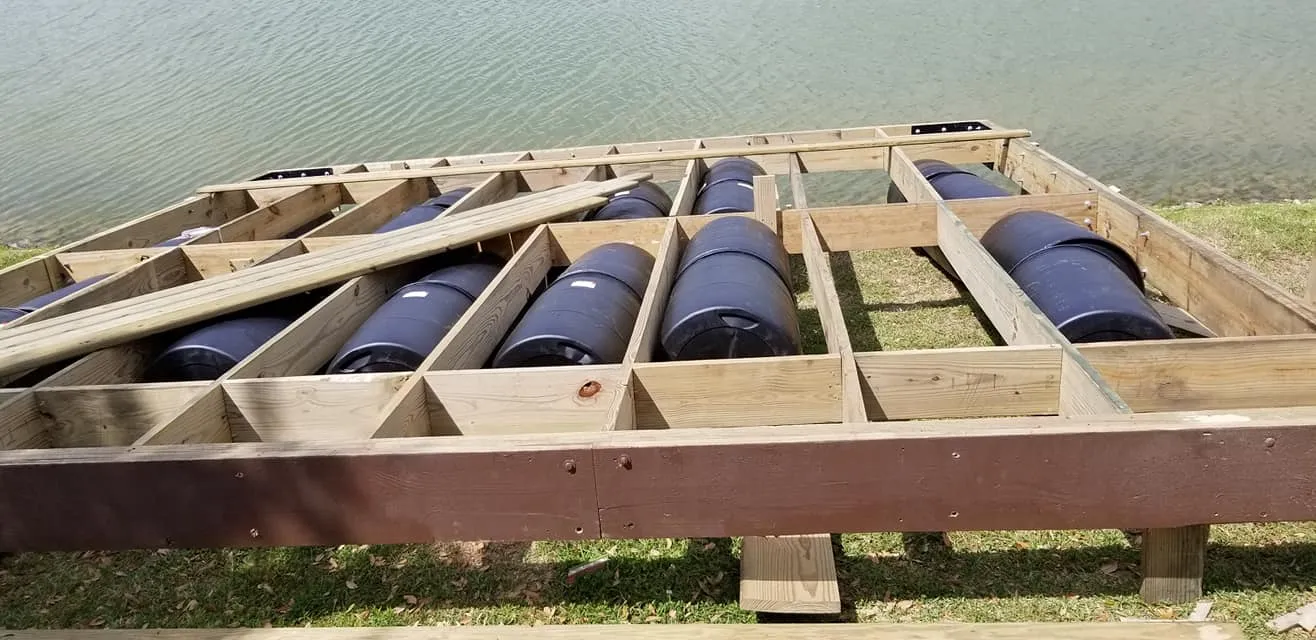 PermaFloat Dock Construction